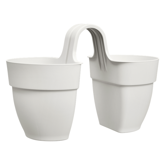 vibia campana flower twin 21cm seidenweiß